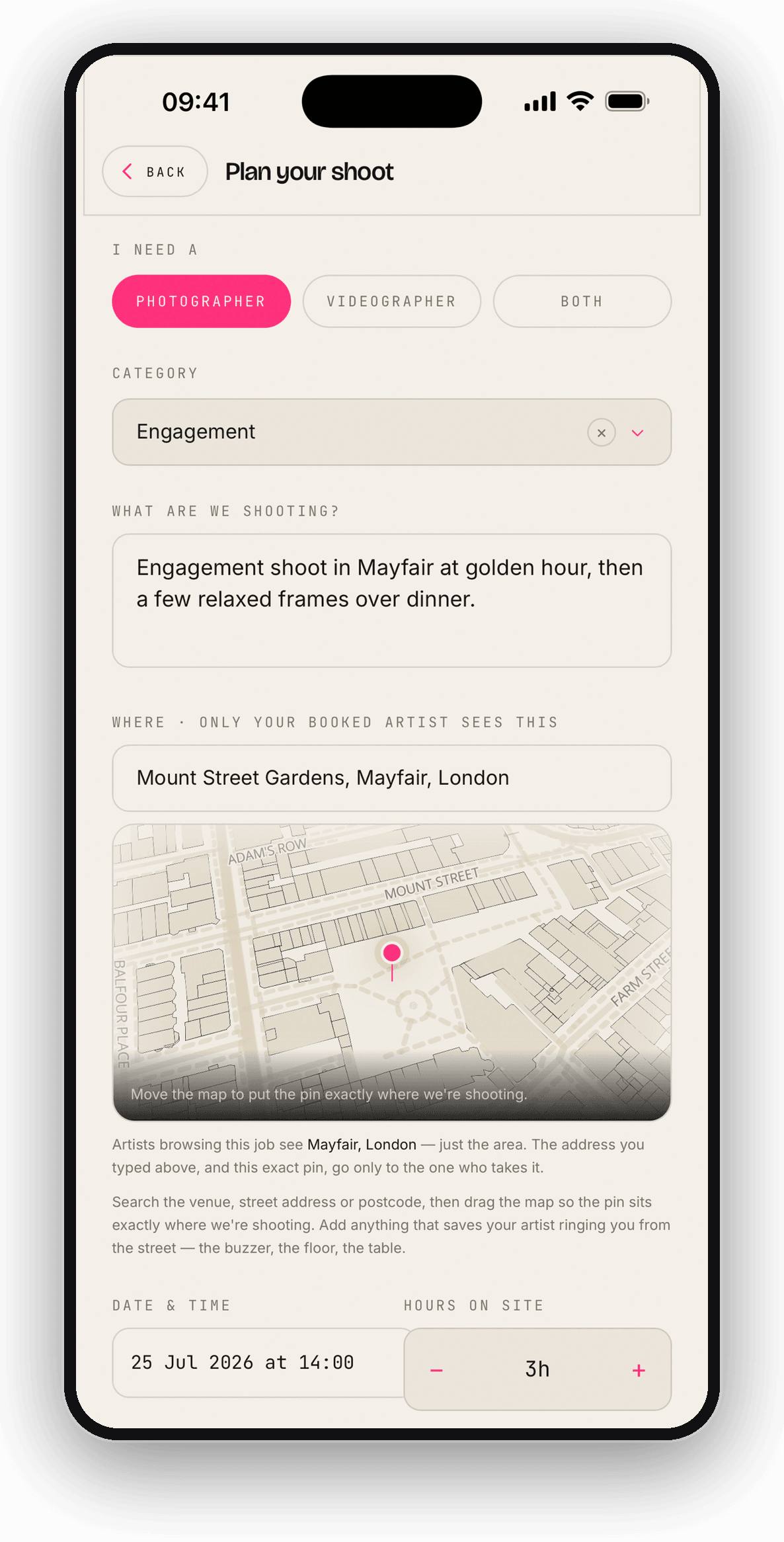 Pixit: Say what you need shot