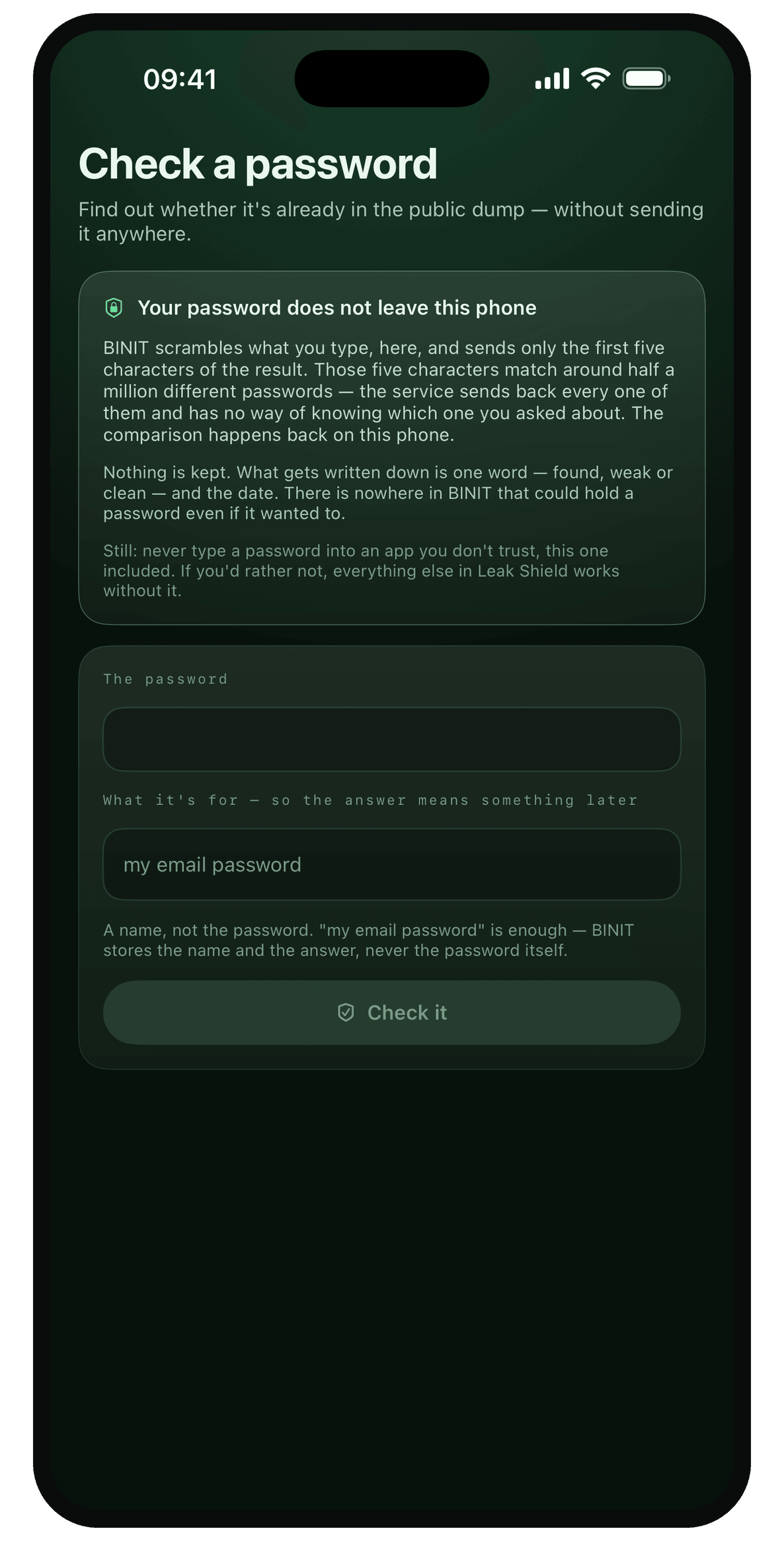 Binit: And whether the password you use is already out there