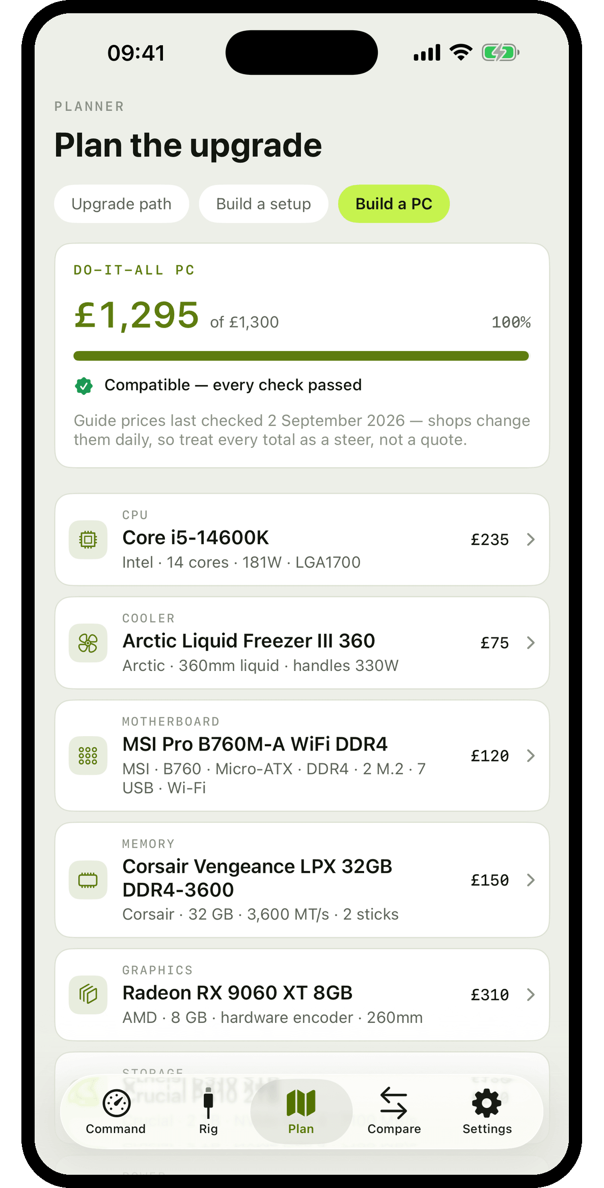 Gearit: A PC to any budget
