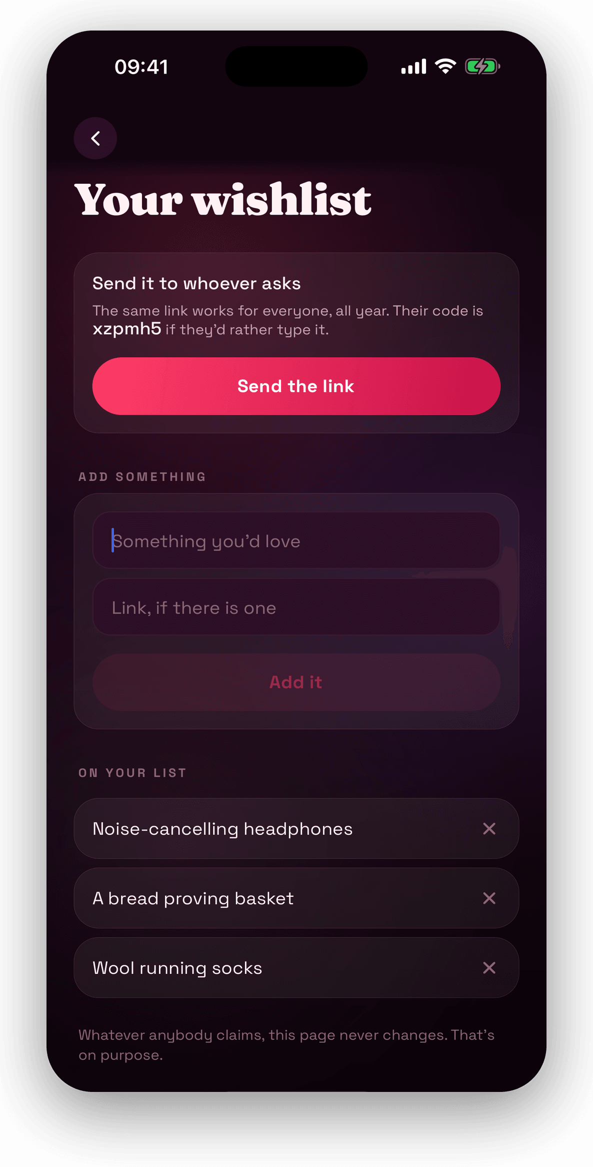 Gift It: One link for everyone who asks